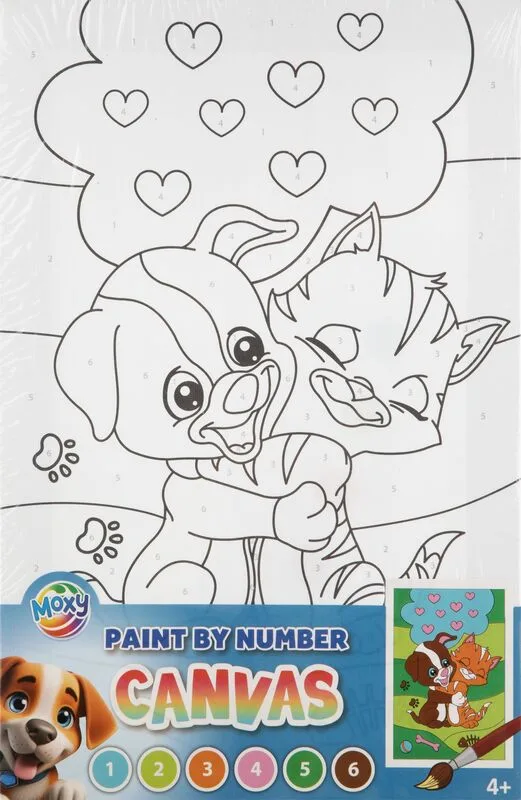 CCG Moxy Σετ Ζωγραφικής Paint By Number-4 Σχέδια (150134) - φωτογραφία 4