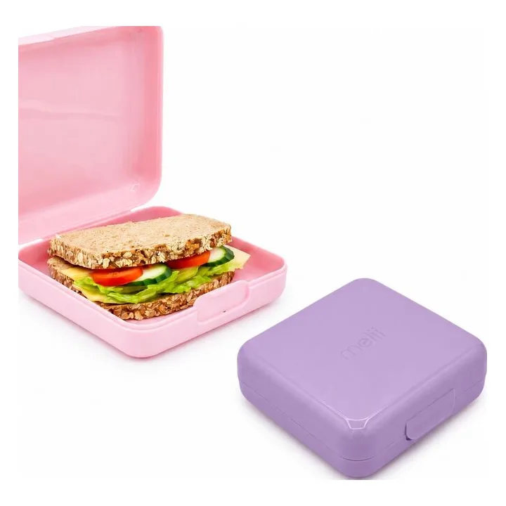 Melii Φαγητοδοχείο Για Τοστ Pink/Purple 2Τμχ (MEL27800)