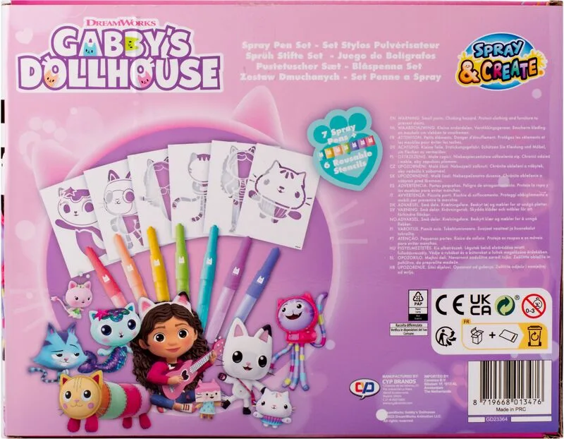 Canenco Gabby's Dollhouse Αερογράφος Set (GD23364) - φωτογραφία 3