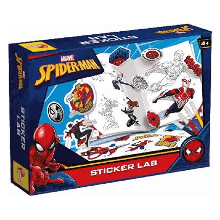 Lisciani Giochi Εργαστήριο Με Αυτοκόλλητα Marvel Spider-Man Lab - 07.113309