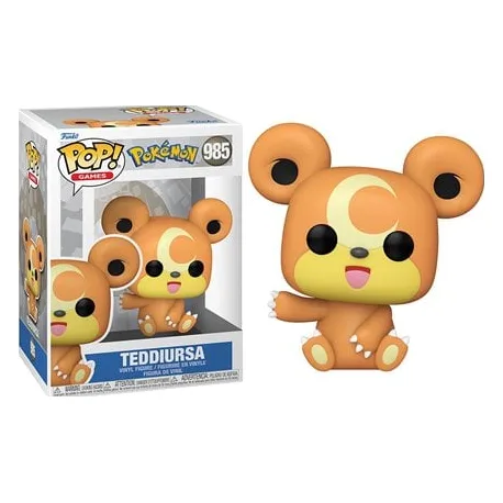 Pokemon - Teddiursa #985 | Funko Pop! Games - 70936
