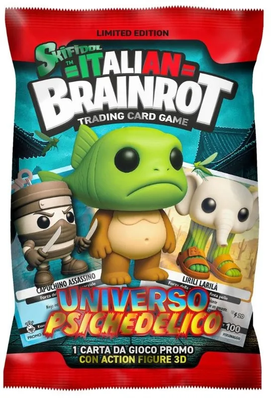 Italian Brainrot Skifidol Psychedelic Universe Φιγούρα Μπρελόκ & Κάρτα (DIP78014)