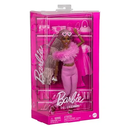 Mattel Κούκλα Barbie Deluxe Fashionistas - Pink Braids - HYV28
