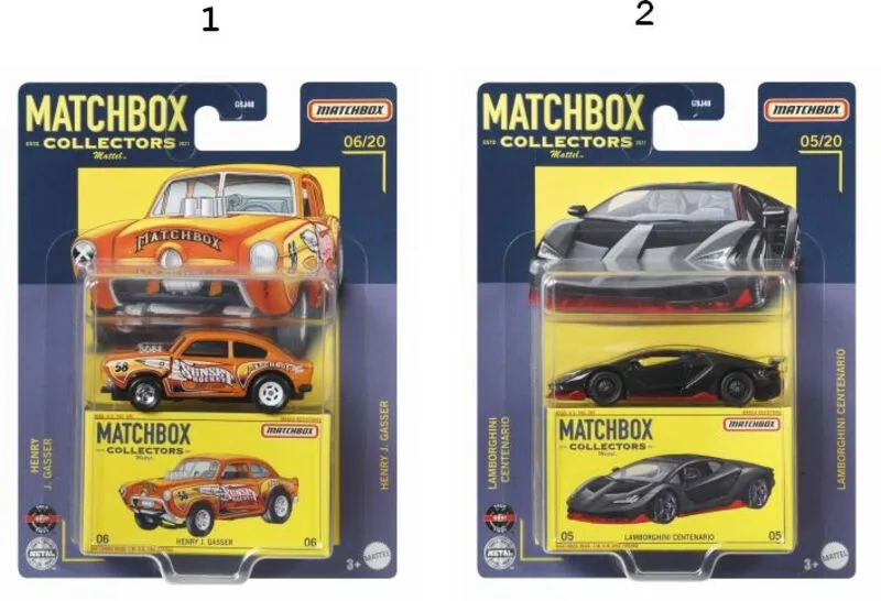 Matchbox Αυτοκινητάκια-Συλλεκτικά-2 Σχέδια (GBJ48) - φωτογραφία 2