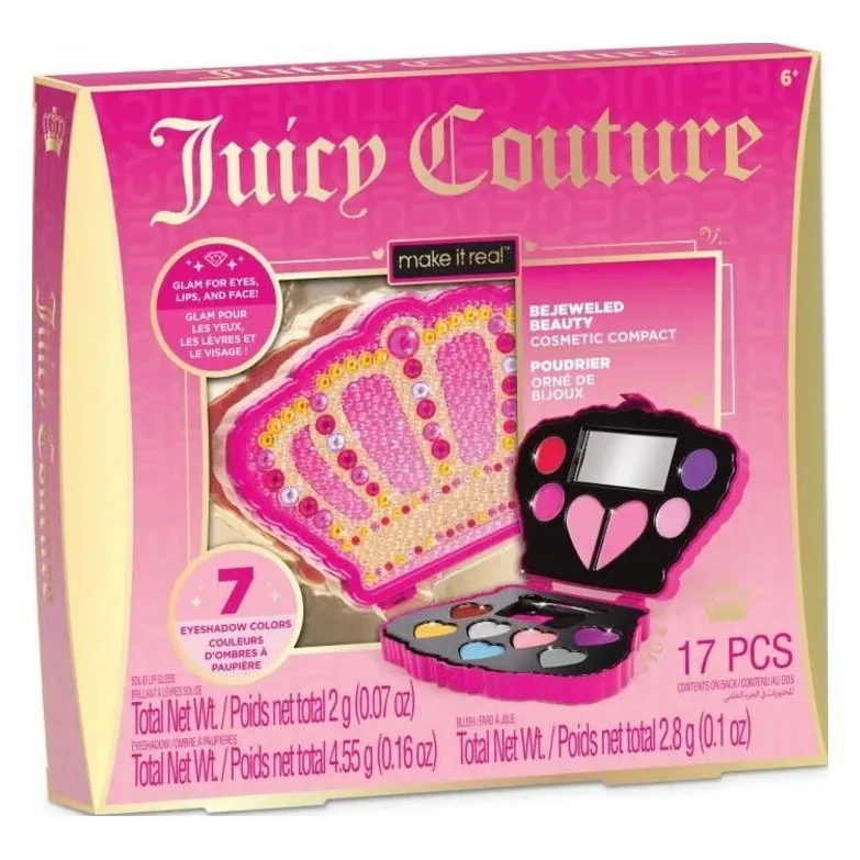 Make It Real Juicy Couture Bejeweled Beauty Cosmetic Compact (4475)