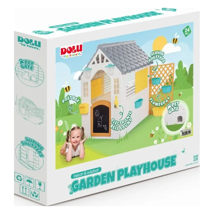 Dolu Σπιτάκι Κήπου Garden Playhouse με αξεσουάρ (3310) - φωτογραφία 2