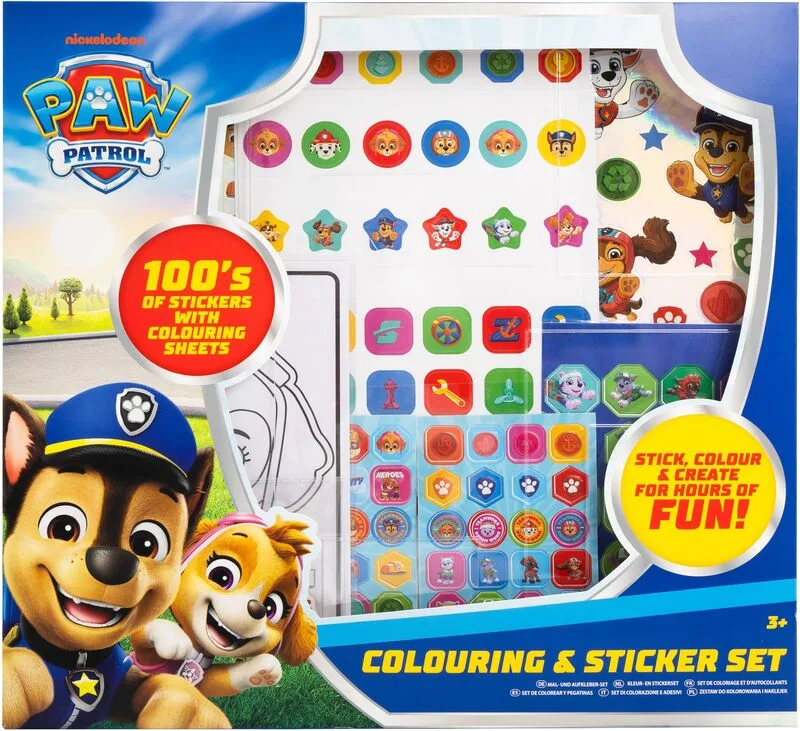RMS Paw Patrol Σετ Ζωγραφικής & Αυτοκόλλητα 500Τμχ (97-0266)