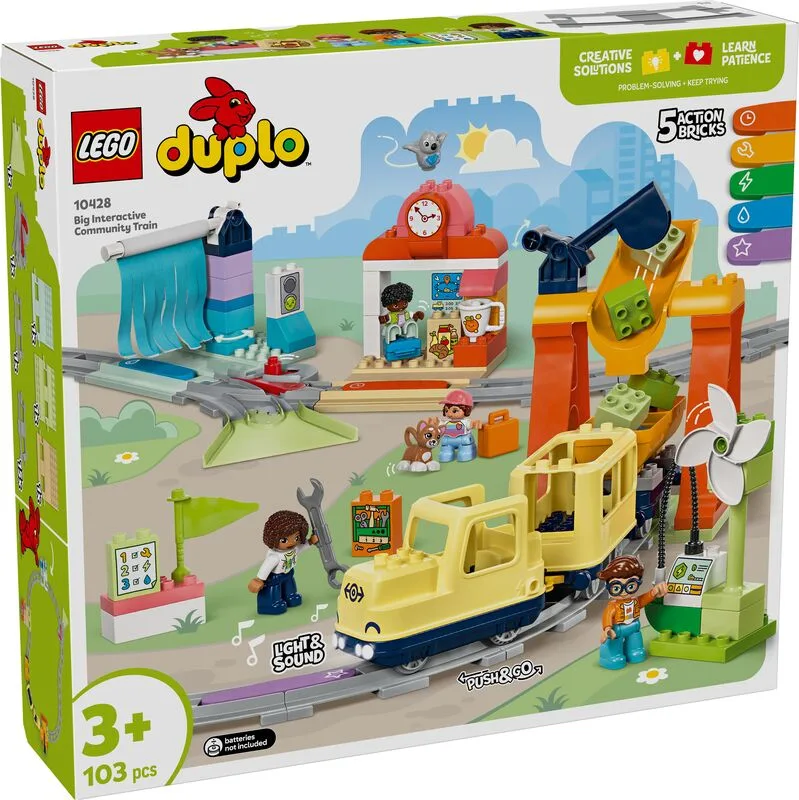 LEGO® DUPLO® Big Interactive Community Train (10428)