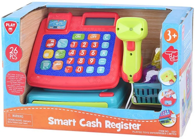 Playgo Smart Ταμειακή Μηχανή B/O 26 Τμχ (3221) - φωτογραφία 2