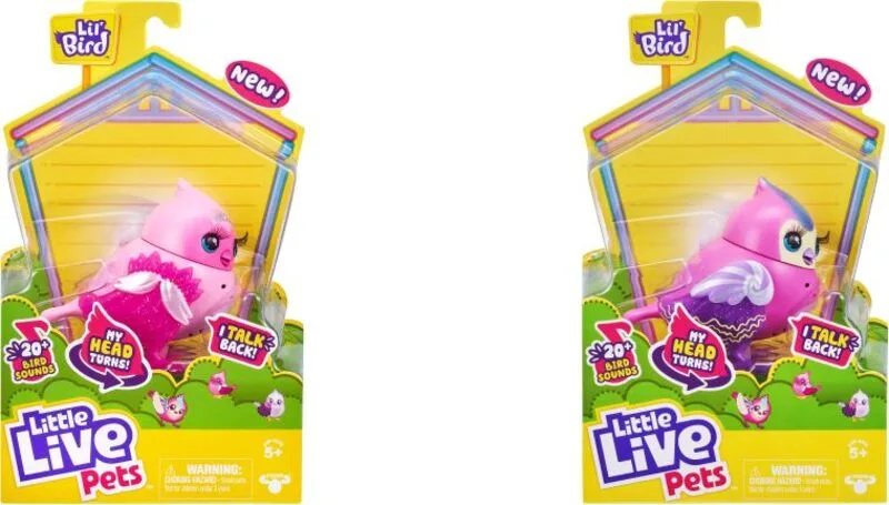 Little Live Pets Διαδραστικό πουλάκι Cocoritos, 2 σχέδια (10010) - φωτογραφία 3