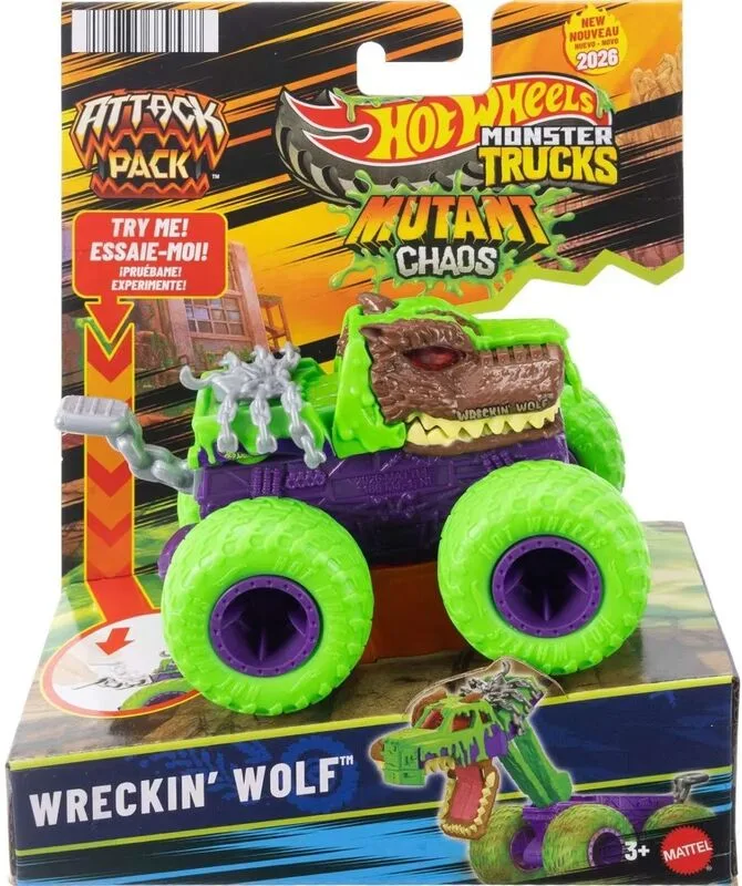 Hot Wheels Monster Trucks Οχήματα-Attack Pack-5 Σχέδια (JMK92) - φωτογραφία 6
