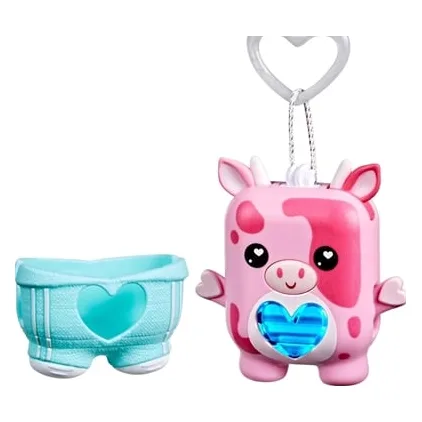 Hasbro Nanomals Διαδραστικό Ζωάκι Fidget Mootilda Pink Cow Με Ήχους & Φώτα - G2212