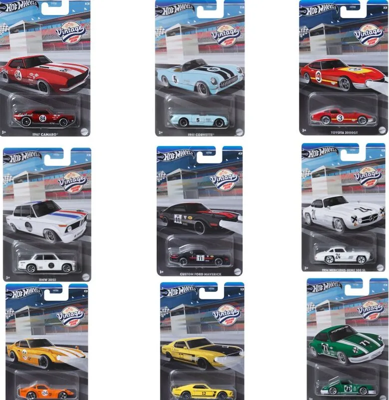 Hot Wheels Αυτοκινητάκια Vintage-9 Σχέδια-1Τμχ (HRT81)
