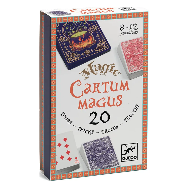 Djeco Σετ 20 μαγικά τρικ με τράπουλες “Cartum Magus“