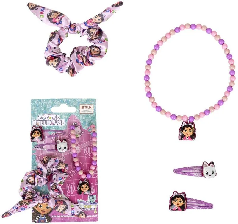Cerda Gabby's Dollhouse Σετ Αξεσουάρ Μαλλιών & Βραχιόλι (2500002680)