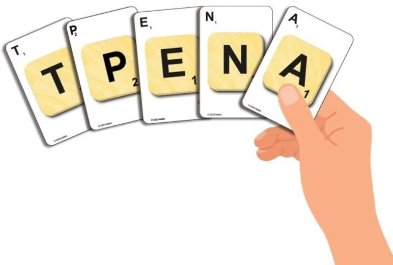 Επιτραπέζιο Scrabble Κάρτες (520194) - φωτογραφία 3