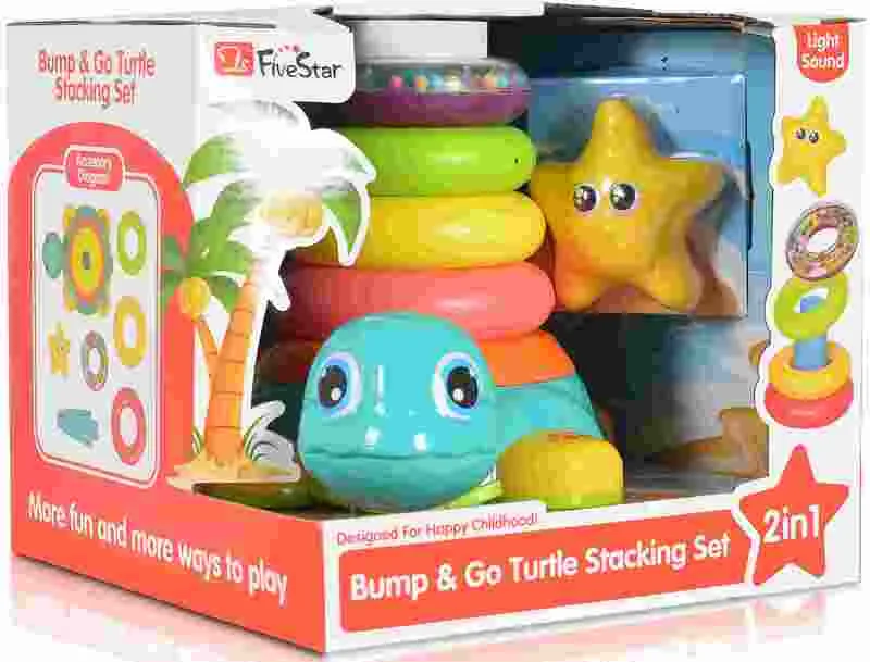 BW Πυραμίδα Χελώνα Bump & Go B/O w/Light & Music (35397) - φωτογραφία 2