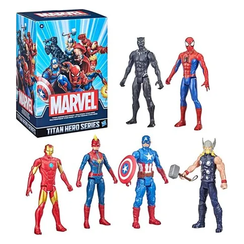 Hasbro Φιγούρες Marvel Avengers Titan Hero Series Multipack 6Τμχ 30εκ - F2861
