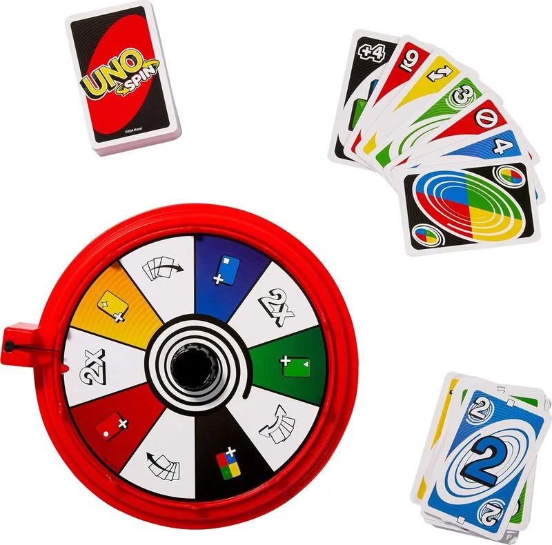 Mattel Επιτραπέζιο Παιχνίδι Uno Spin - JGR00 - φωτογραφία 2