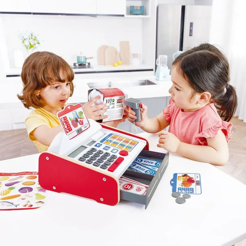 Hape Early Explorer Ξύλινη Ταμειακή Μηχανή Beep N Buy (E3184A) - φωτογραφία 6