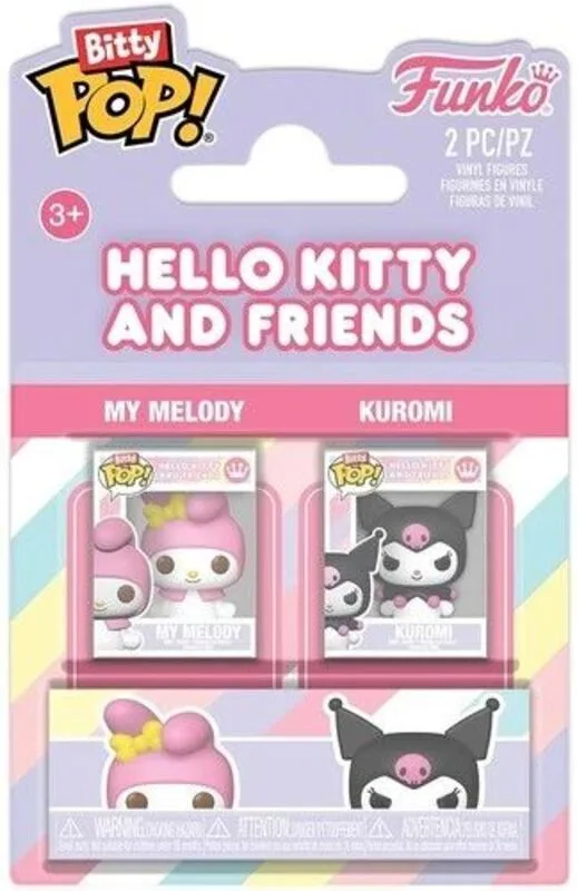 Bitty Pop!My Melody & Kuromi-Sanrio Σετ 2Τμχ (105161)