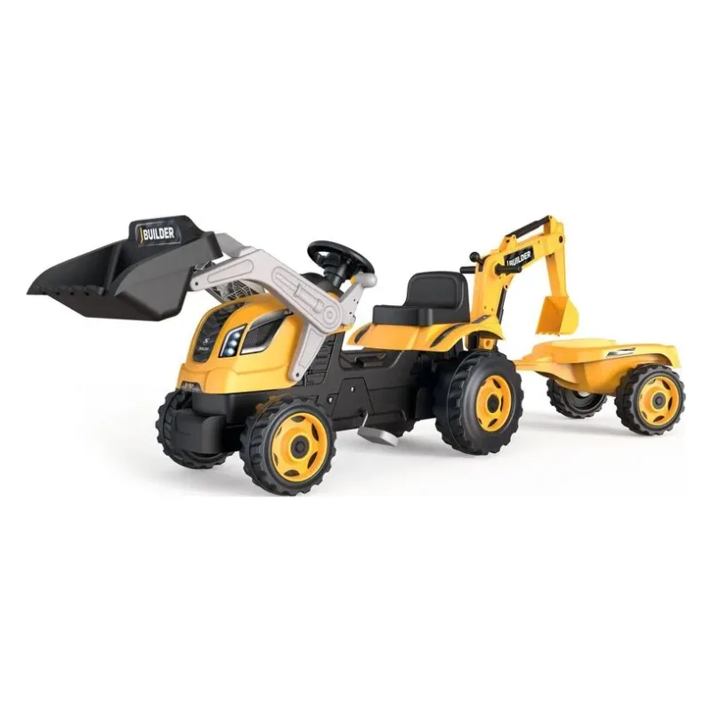 Smoby Max Μπουλντόζα Με Ρυμούλκα (710304)