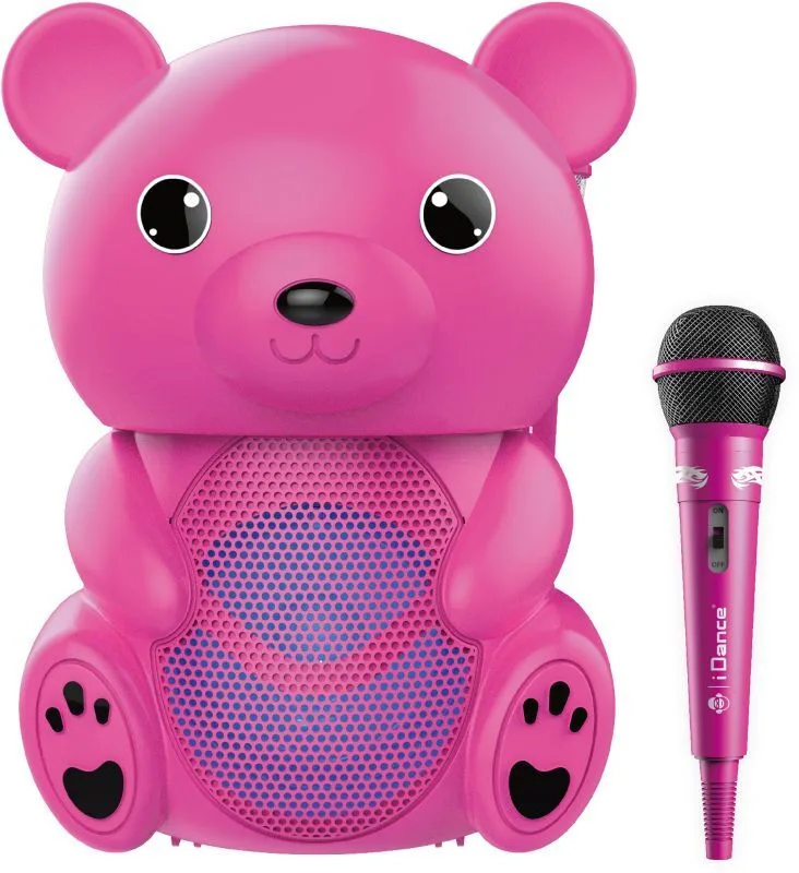 iDance Φορητό Ηχείο Funky Bear Pink (FBK-100(PK))