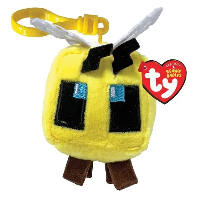 Λούτρινο Beanie Babies Κλιπ Minecraft-Bee 8,5cm (1607-34019)