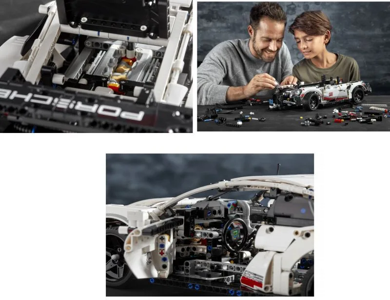 LEGO Technic Porsche 911 RSR, αγωνιστικό αυτοκίνητο (42096) - φωτογραφία 3