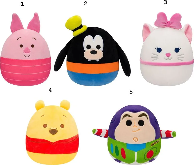 Squishmallows-Disney W1B 17.5cm-5 Σχέδια (JWSQ0168) - φωτογραφία 2