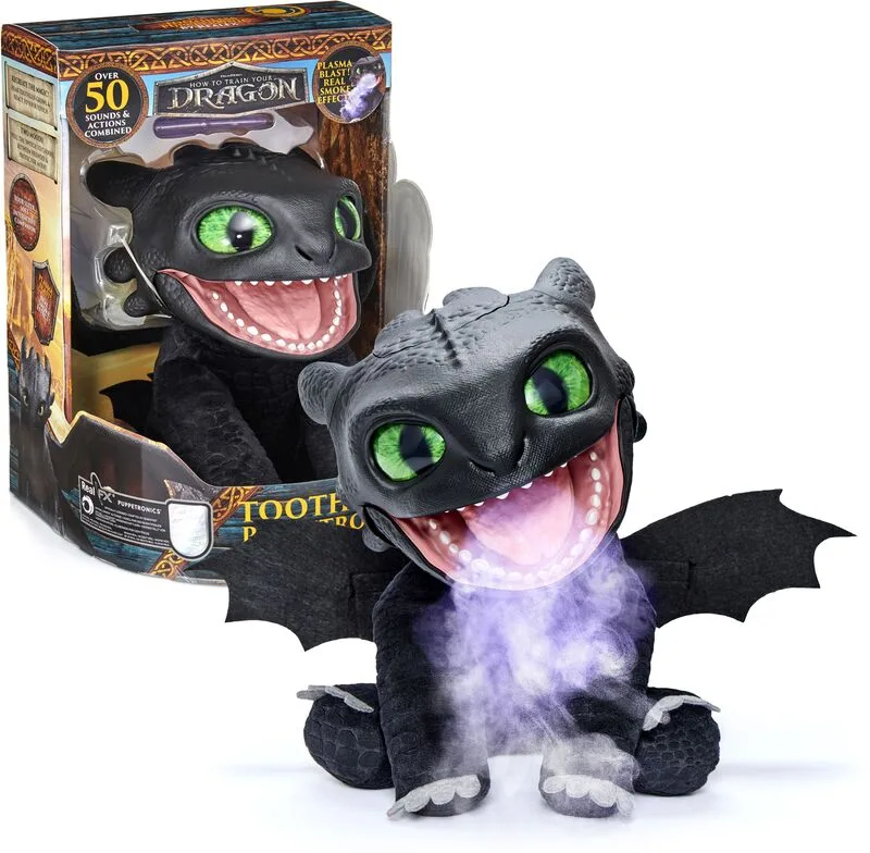 WOW λούτρινο Toothless (Φαφούτης) Real FX 26 εκ. (HTTYD-1001-01)