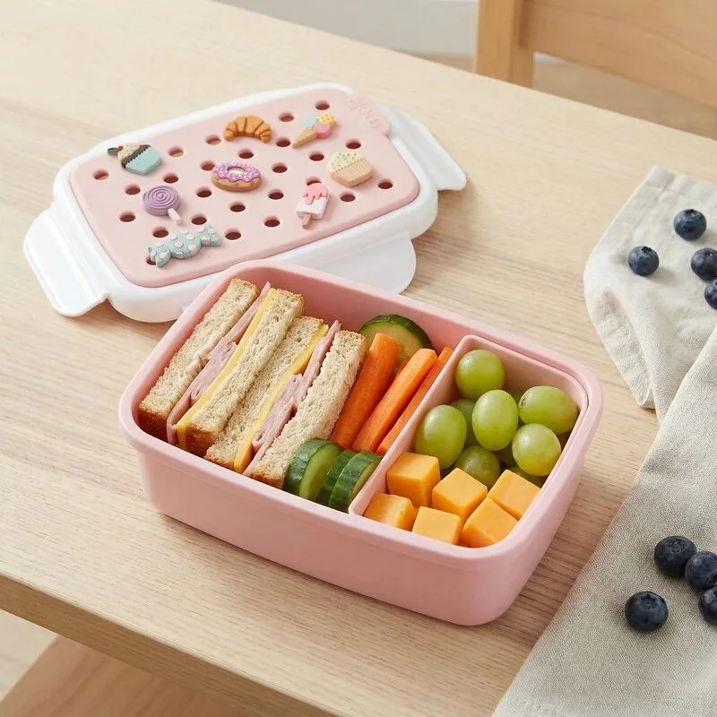 Melii Φαγητοδοχείο Bento Με Charms 880ml Purple (MEL27630) - φωτογραφία 3