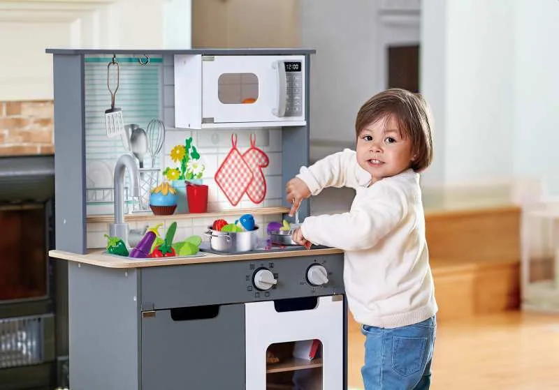 Hape Ξύλινη Κουζίνα Light & Sound (E3166A) - φωτογραφία 7